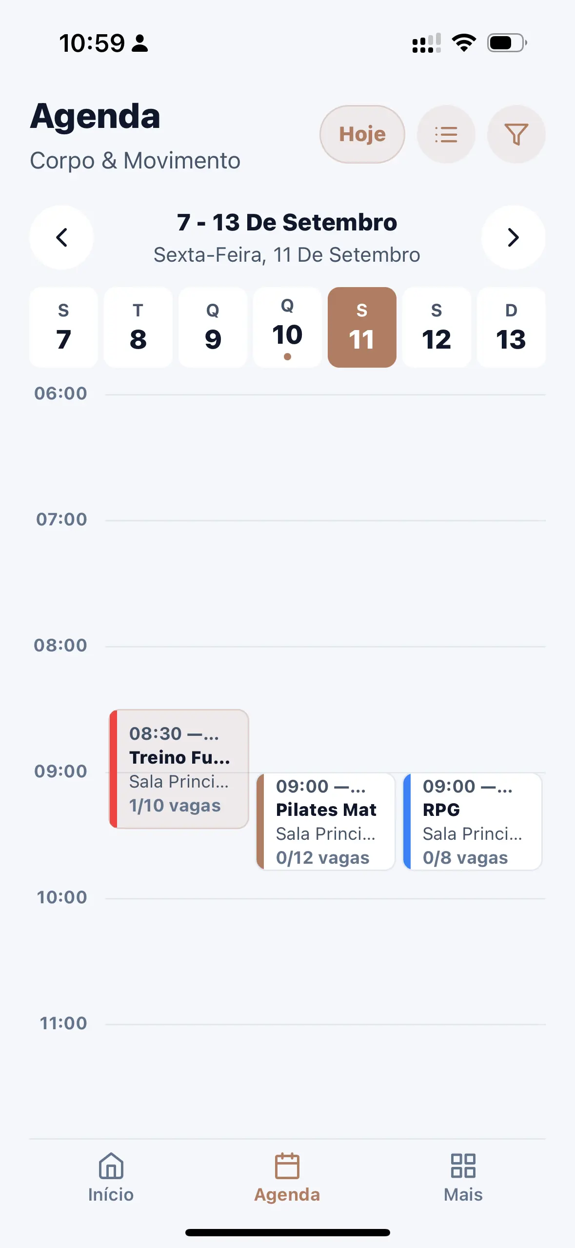 Calendario e presenze